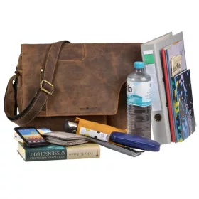  Dámska kožená malá kabelka cez rameno Greenburry