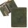  Lovecká kožená peňaženka so vzorom jeleňa Greenburry, olivová