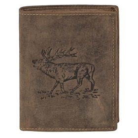  Kožená peňaženka Greenburry so vzorom jeleňa