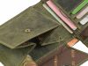  Lovecká kožená peňaženka so vzorom diviaka Greenburry, olivová