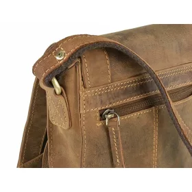  Pánska kožená malá bočná taška Greenburry