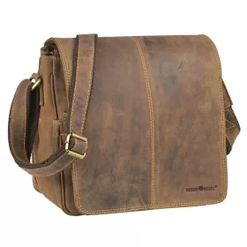    Unisex kožená taška cez rameno Greenburry, bočná taška