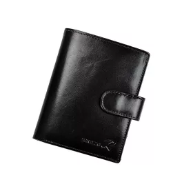    Ronaldo N4L-VT čierna pánska kožená peňaženka 9,5 x 12,5 x 2 cm