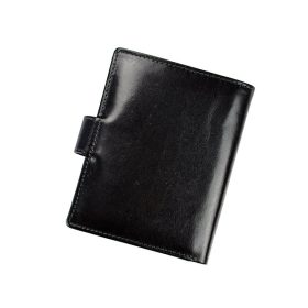    Ronaldo N4L-VT čierna pánska kožená peňaženka 9,5 x 12,5 x 2 cm