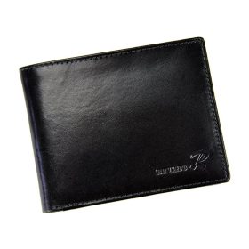    Ronaldo N992-VT čierna pánska kožená peňaženka 12,5 x 10 x 2 cm