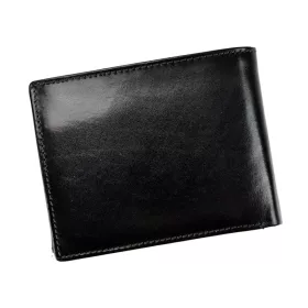    Ronaldo N992-VT čierna pánska kožená peňaženka 12,5 x 10 x 2 cm