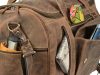  Hnedá kožená vrecková cestovná taška Greenburry