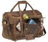  Hnedá kožená vrecková cestovná taška Greenburry