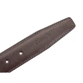    Pánsky opasok z hovädzej kože Pierre Cardin AUT 7510 hnedý 3,3 cm