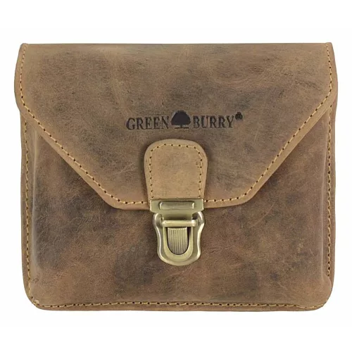  Starožitná kožená taška na opasok Greenburry