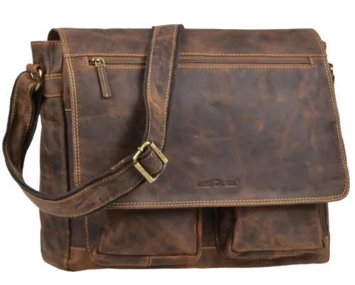  Dámska kožená malá kabelka cez rameno Greenburry