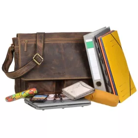  Dámska kožená malá kabelka cez rameno Greenburry