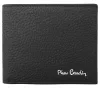  Pierre Cardin čierny kožený držiak na karty 10 × 7,5 cm