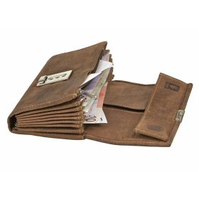  Greenburry unisex kožená čašnícka peňaženka, aktovka