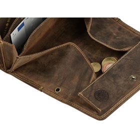    Unisex kožená aktovka Greenburry, čašnícka peňaženka, extra pevná