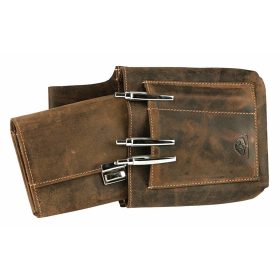    Profesionálna kožená čašnícka peňaženka Greenburry, držiak na aktovku