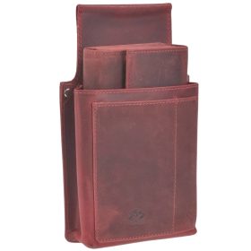    Kožená čašnícka peňaženka Greenburry, držiak na aktovku