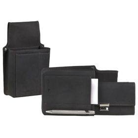    Kožená čašnícka peňaženka Greenburry, držiak na aktovku