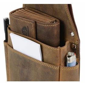  Profesionálny kožený držiak na aktovku Greenburry