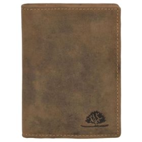  Hnedý kožený držiak na karty Greenburry