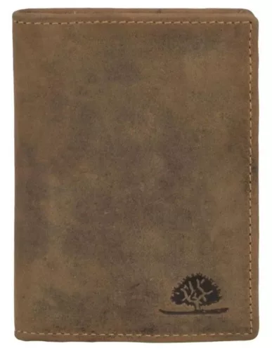  Hnedý kožený držiak na karty Greenburry