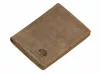  Hnedý kožený držiak na karty Greenburry