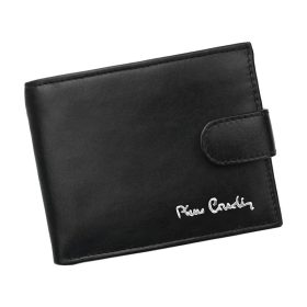    Pánska kožená peňaženka Pierre Cardin TILAK06 323A s RFID, čierna, 11 x 8,5 x 2 cm