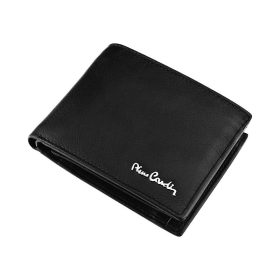    Pierre Cardin TILAK06 325 RFID čierna pánska kožená peňaženka 12 x 9,5 cm