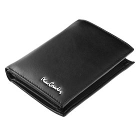    Pierre Cardin TILAK06 331 RFID čierna pánska kožená peňaženka 10 x 13 cm