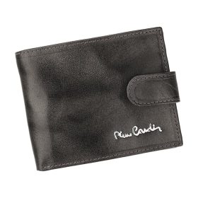    Pierre Cardin FOSSIL TILAK12 323A RFID šedá pánska peňaženka z hovädzej kože 11 x 8 x 2 cm