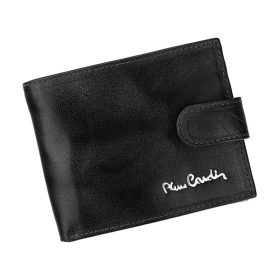    Pierre Cardin FOSSIL TILAK12 323A RFID šedá pánska peňaženka z hovädzej kože 11 x 8 x 2 cm