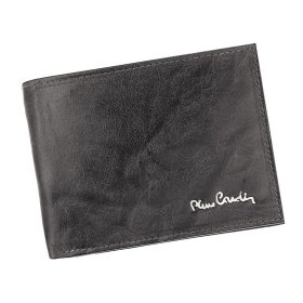    Pierre Cardin FOSSIL TILAK12 325 RFID šedá pánska kožená peňaženka 12,5 x 9,7 cm