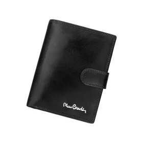    Pánska kožená peňaženka Pierre Cardin FOSSIL TILAK12 331A RFID čierna 10,5 x 12,7 x 2,8 cm