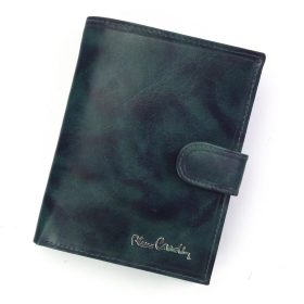    Pierre Cardin FOSSIL TILAK12 331A RFID modrá pánska kožená peňaženka 10,5 x 12,7 cm