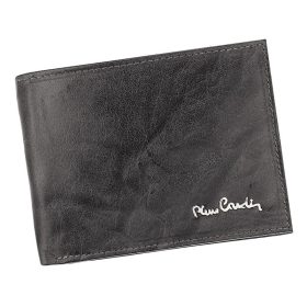    Pierre Cardin FOSSIL TILAK12 8805 RFID šedá pánska kožená peňaženka 12,5 x 9,5 cm