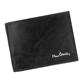    Pierre Cardin FOSSIL TILAK12 8806 RFID čierna pánska kožená peňaženka 9,5 x 2 cm