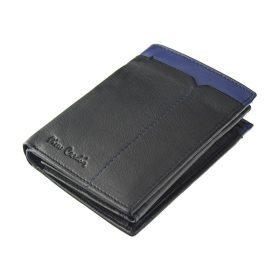    Pierre Cardin SAHARA TILAK14 326 čierno-červená pánska kožená peňaženka 9,8 x 13 cm