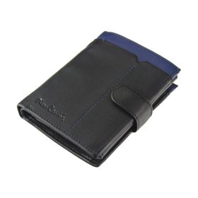    Pierre Cardin SAHARA TILAK14 326A čierno-červená pánska kožená peňaženka 9,8 x 13 cm