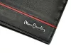  Pierre Cardin SAHARA TILAK15 325 čierno-červená pánska peňaženka z hovädzej kože 12 x 9,5 x 2,5 cm