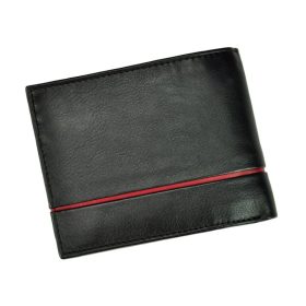    Pierre Cardin SAHARA TILAK15 325 čierna pánska kožená peňaženka 12 x 9,5 x 2,5 cm