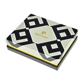    Pánska peňaženka Pierre Cardin SAHARA TILAK15 326A z čierno-červenej hovädzej kože 10 x 13 x 3 cm