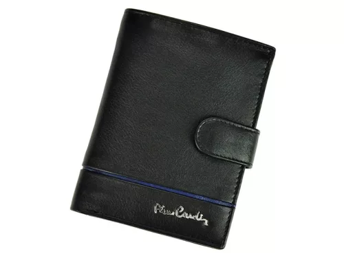  Pierre Cardin SAHARA TILAK15 326A čierna pánska kožená peňaženka 10 x 13 cm