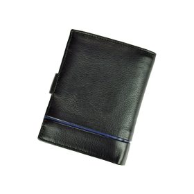    Pierre Cardin SAHARA TILAK15 331A čierno-červená pánska kožená peňaženka 10,5 x 13 cm