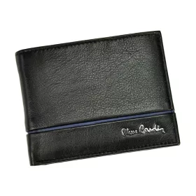    Pierre Cardin SAHARA TILAK15 8805 čierno-červená pánska peňaženka z hovädzej kože 12,5 x 9,5 x 2 cm