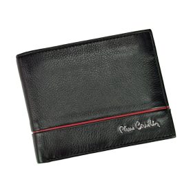    Pierre Cardin SAHARA TILAK15 8806 čierno-červená pánska kožená peňaženka 12 x 9,5 cm