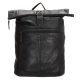  Ruksak z pravej kože Hide - Stehy paint rock black 15,6 palcový (34,5 x 19,4 cm)