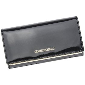    Gregorio ZLL-114 sivá dámska kožená peňaženka 17 x 9,5 x 3 cm