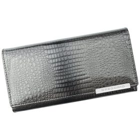    Gregorio GF106 šedá dámska kožená peňaženka 19 x 10 x 3 cm