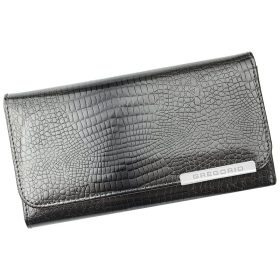    Kožená dámska peňaženka Gregorio GF110 šedá 17 x 9,5 x 3 cm
