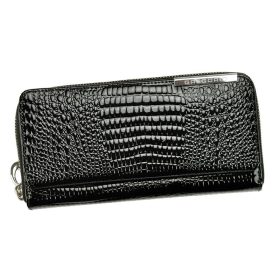    Gregorio GF111 purpurová dámska kožená peňaženka 19 x 9,5 x 3,5 cm